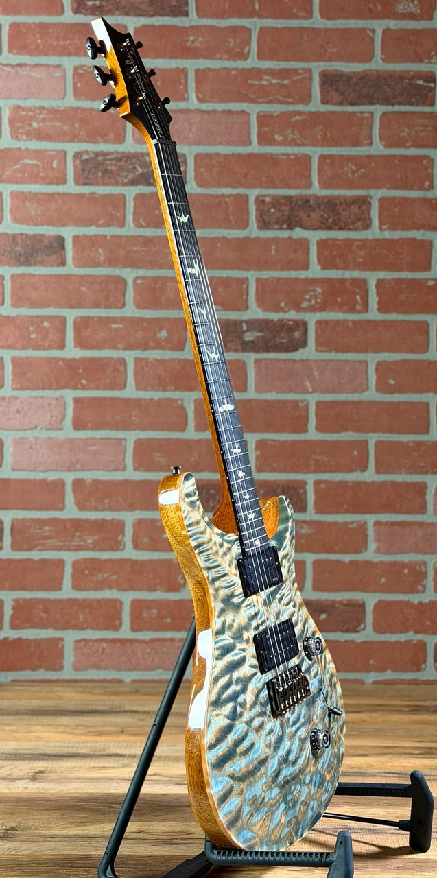 PRS Custom 24 Quilted Artist Top Electric Guitar – Faded Indigo (with Natural