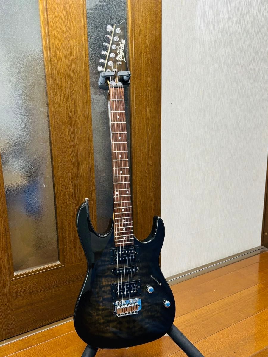 Ibanez GIO GRX70QA-TKS Electric Guitar Black Sunburst