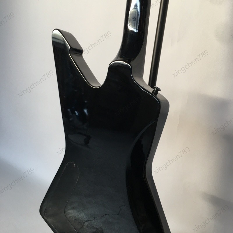 Hard Rock Solid Body Electric Guitar Stainless Rounded Fret Fixed Bridge C Neck