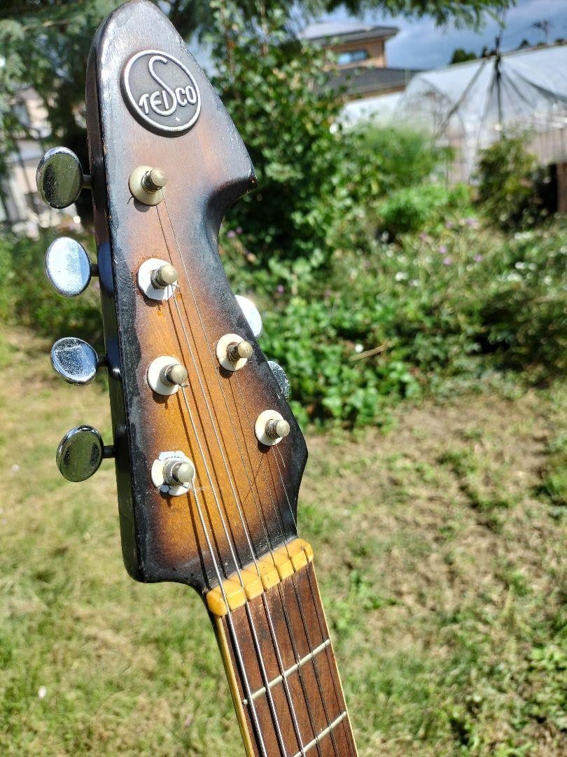 Electric Guitar Teisco TG-64 1960s Sunburst