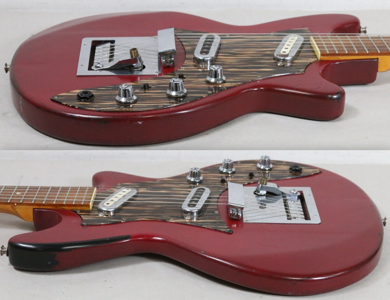 Framus Strato Super 5/155-52 Vintage Germany Electric Guitar 1967 Red – WOW!