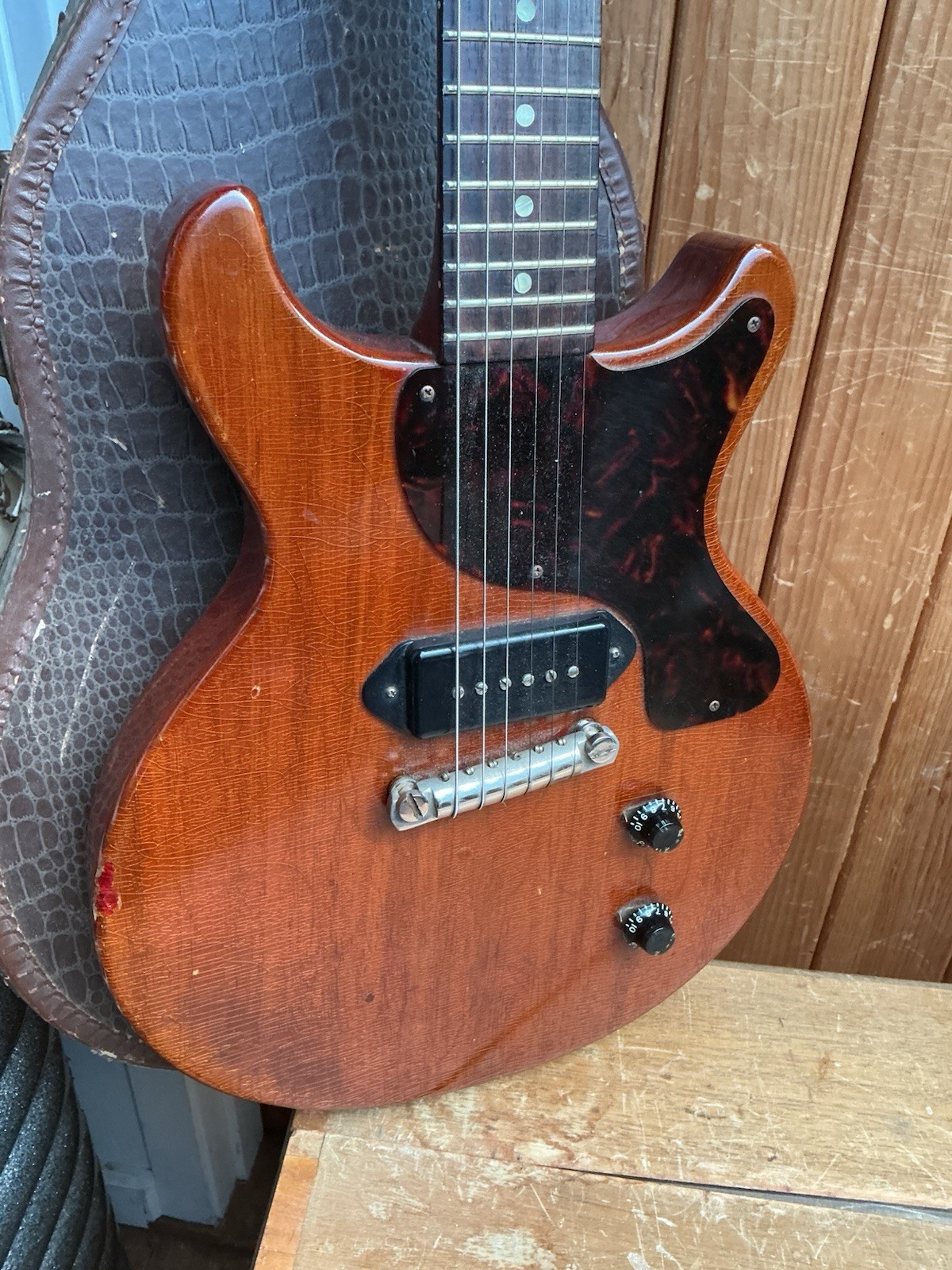 1959 Gibson Les Paul Junior Vintage ’59 Jr. Electric Guitar P-90 Pickup, Case