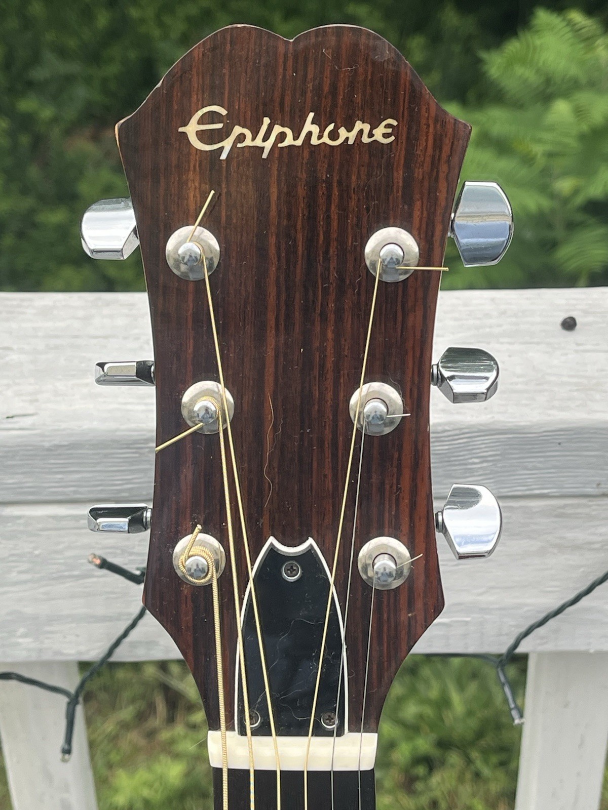Vintage 1984 Epiphone PR-650N MIJ Acoustic Guitar – Pro Setup, Bone Saddle, Bag