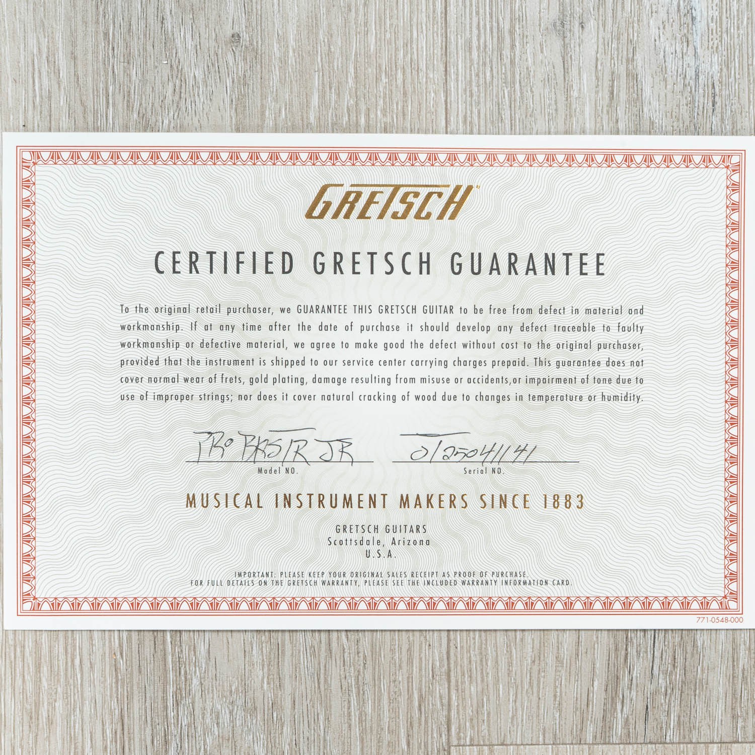 Gretsch Professional Broadkaster Jr. LX Center Block Guitar, Blackberry