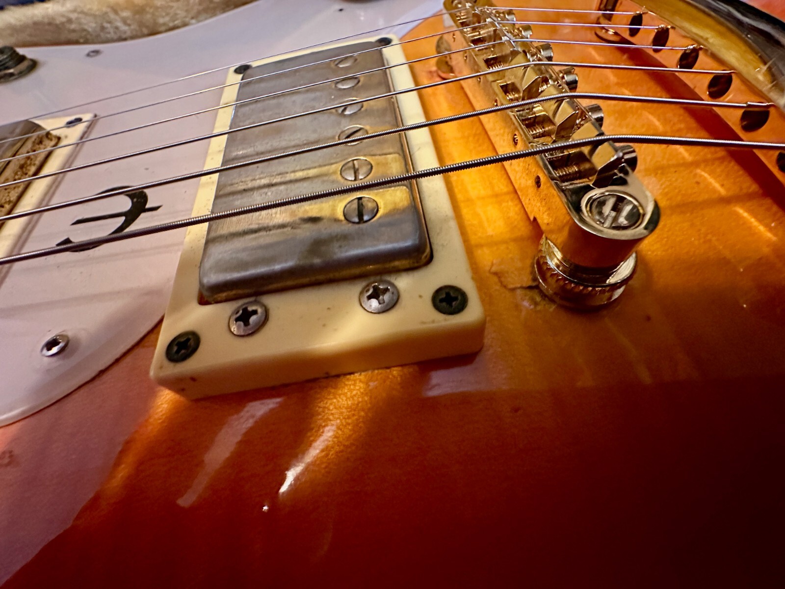 1970 Epiphone WILSHIRE Flame Thru Body!