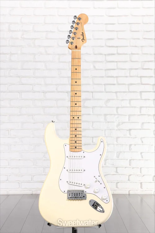 Fender Standard Stratocaster Electric Guitar – Olympic White