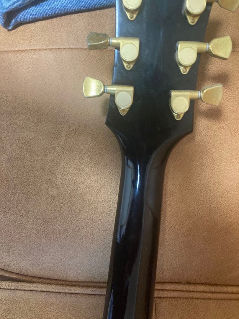 Electric Guitar Orville LPC-75 Les Paul Custom Black S/N K018755