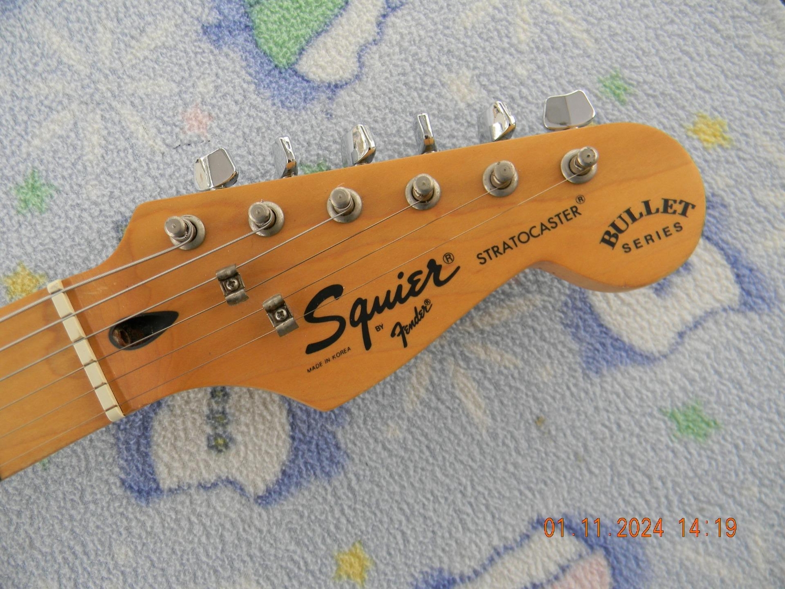 Korean Made Squier Bullet Stratocaster, SSS, Maple Neck,All Original,Very Nice