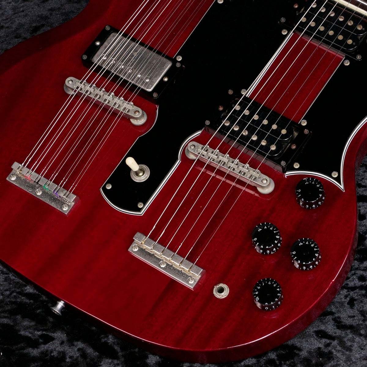 Grecor SSW-140-CH Double-Neck Guitar Used PU Switch 6/12 String Flexibility