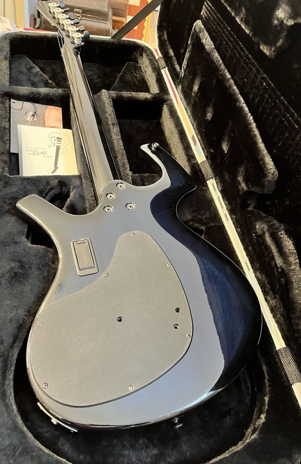 Parker Nitefly Mojo Blue Burst Electric Guitar With Case – Mint Condition