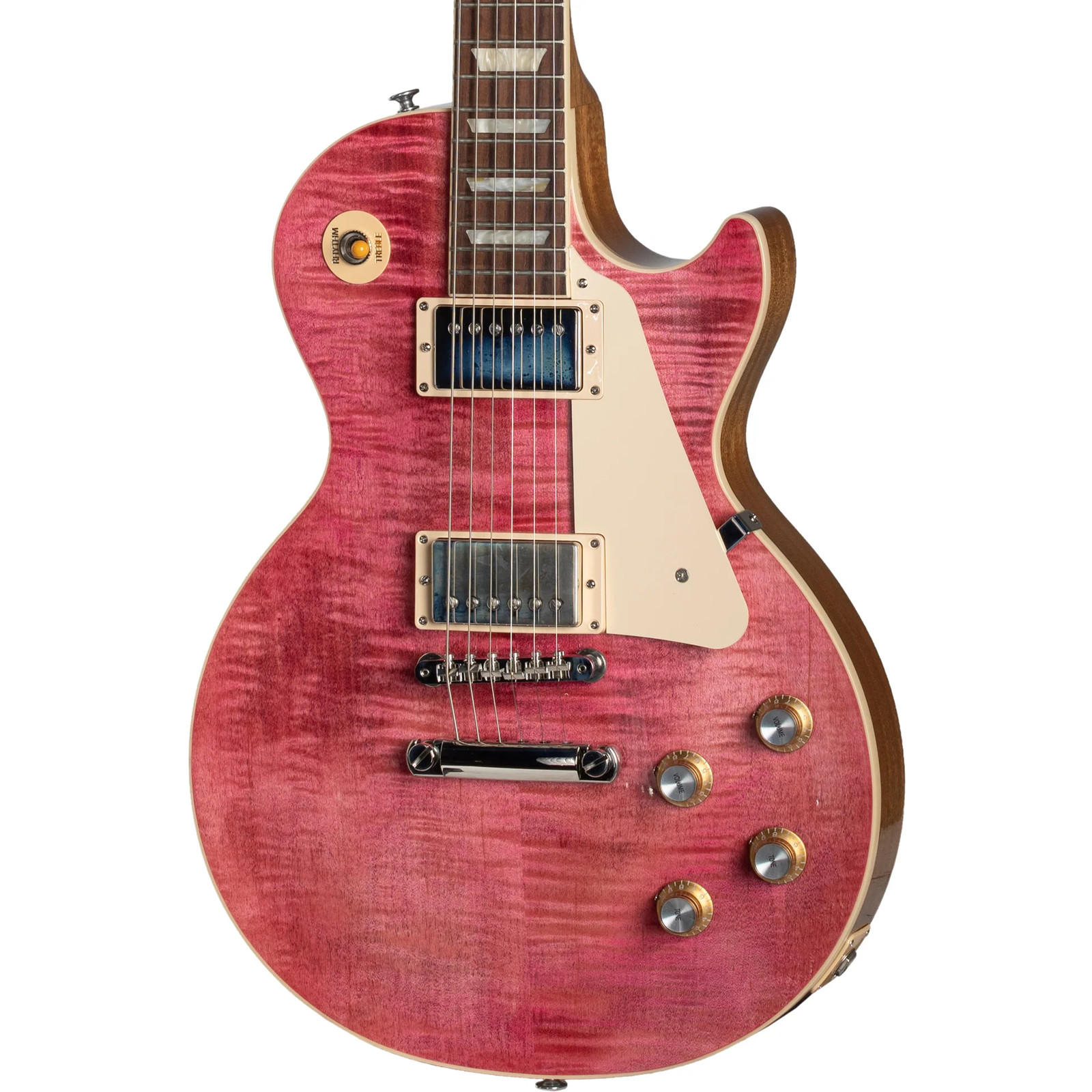 Gibson Les Paul Standard 60s Figured Top Electric Guitar – Translucent Fuchsia