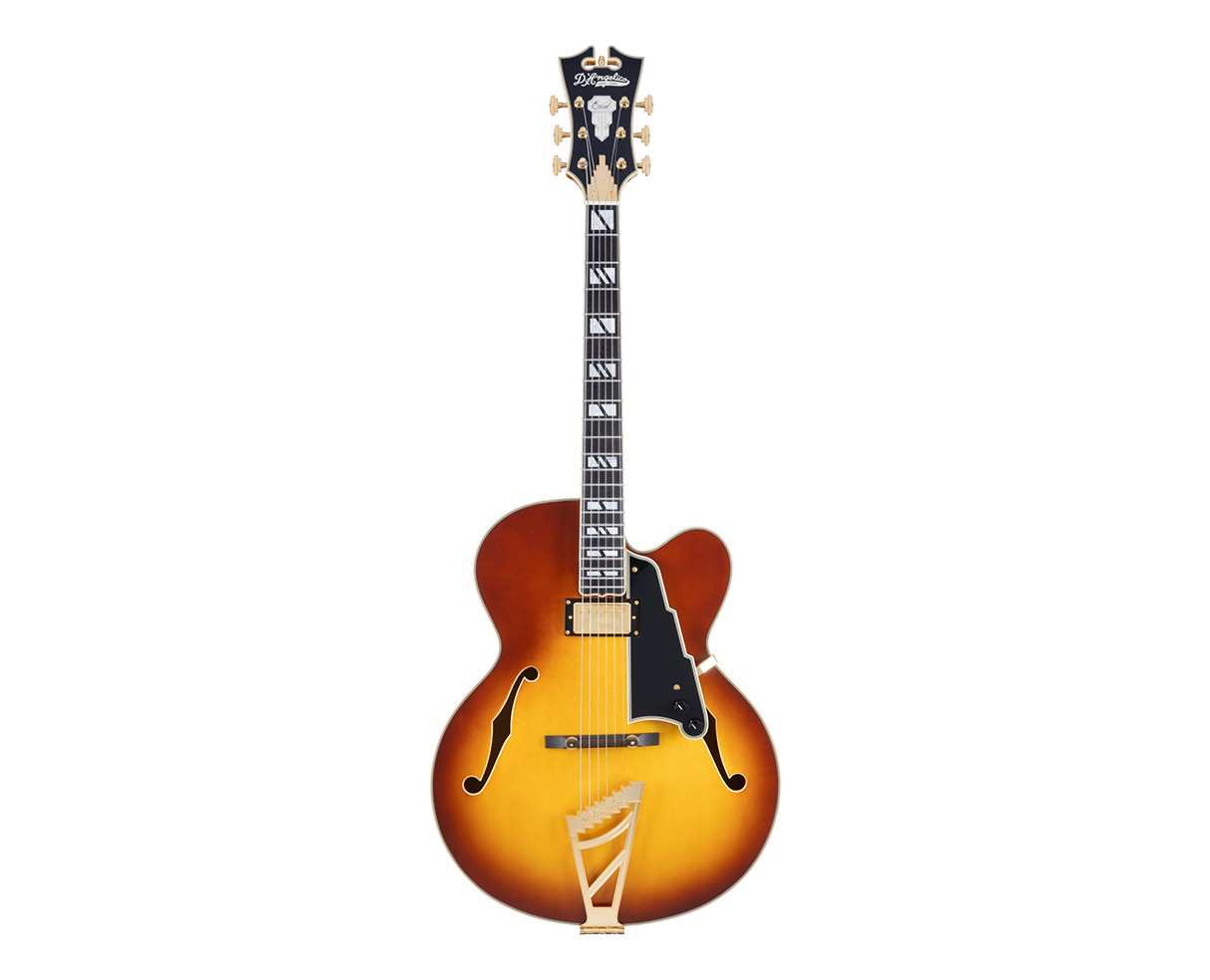 D’Angelico Excel EXL-1 Hollow Body Guitar – Dark Iced Tea Burst