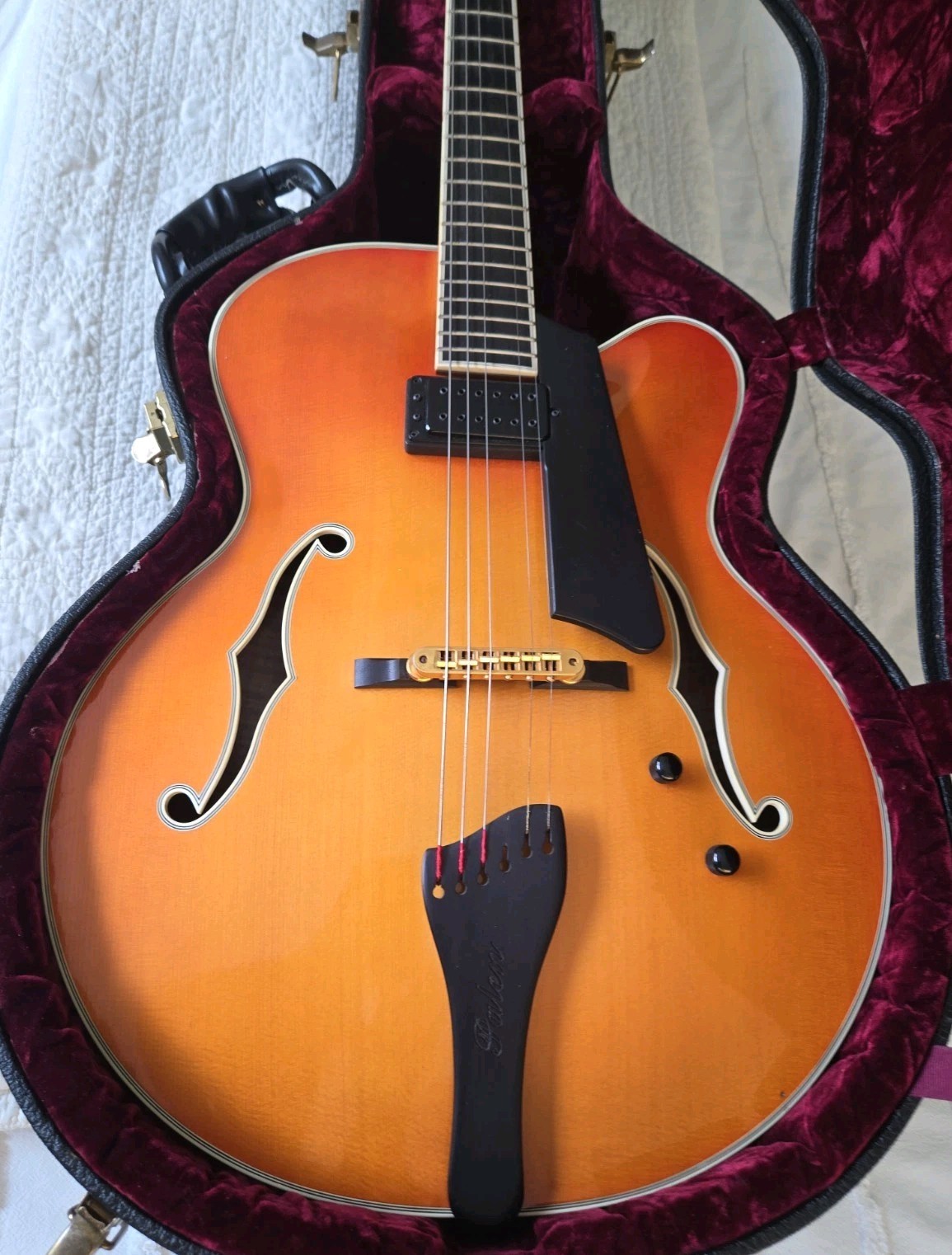 Rare Nelson Palen Handcrafted Jazz Archtop Guitar 2004 Serial 33 TKL Case