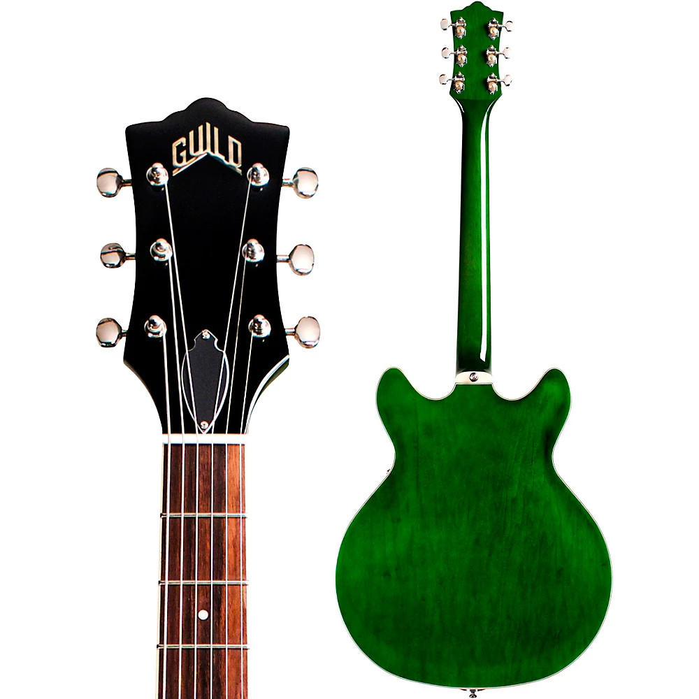 Guild Starfire I DC w/Guild Vibrato Tailpiece Semi-Hollow Guitar Emerald Green