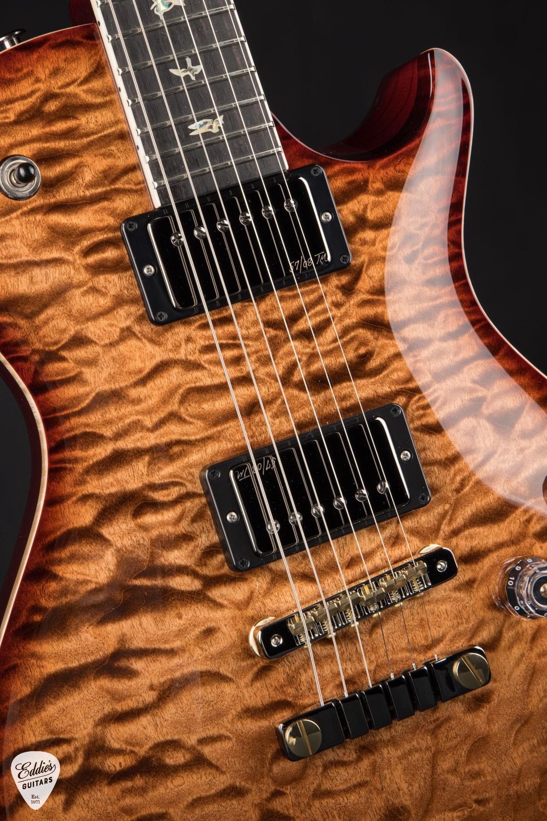 PRS Eddie’s Guitars Wood Library McCarty 594 Singlecut Copperhead Burst