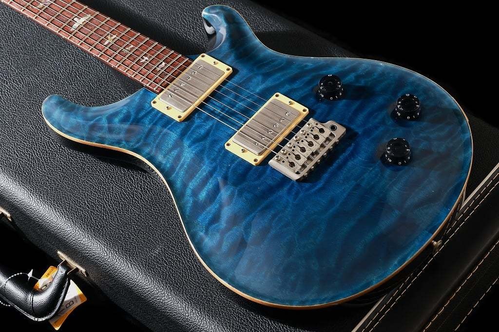 Paul Reed Smith PRS 2008 Custom 22 Bird 10TOP Whale Blue Wide Fat Neck Used