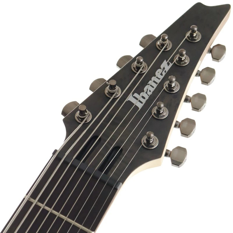 Ibanez RG9PB-TGF Transparent Gray Flat Ax Design Lab with gig bag 9-string model