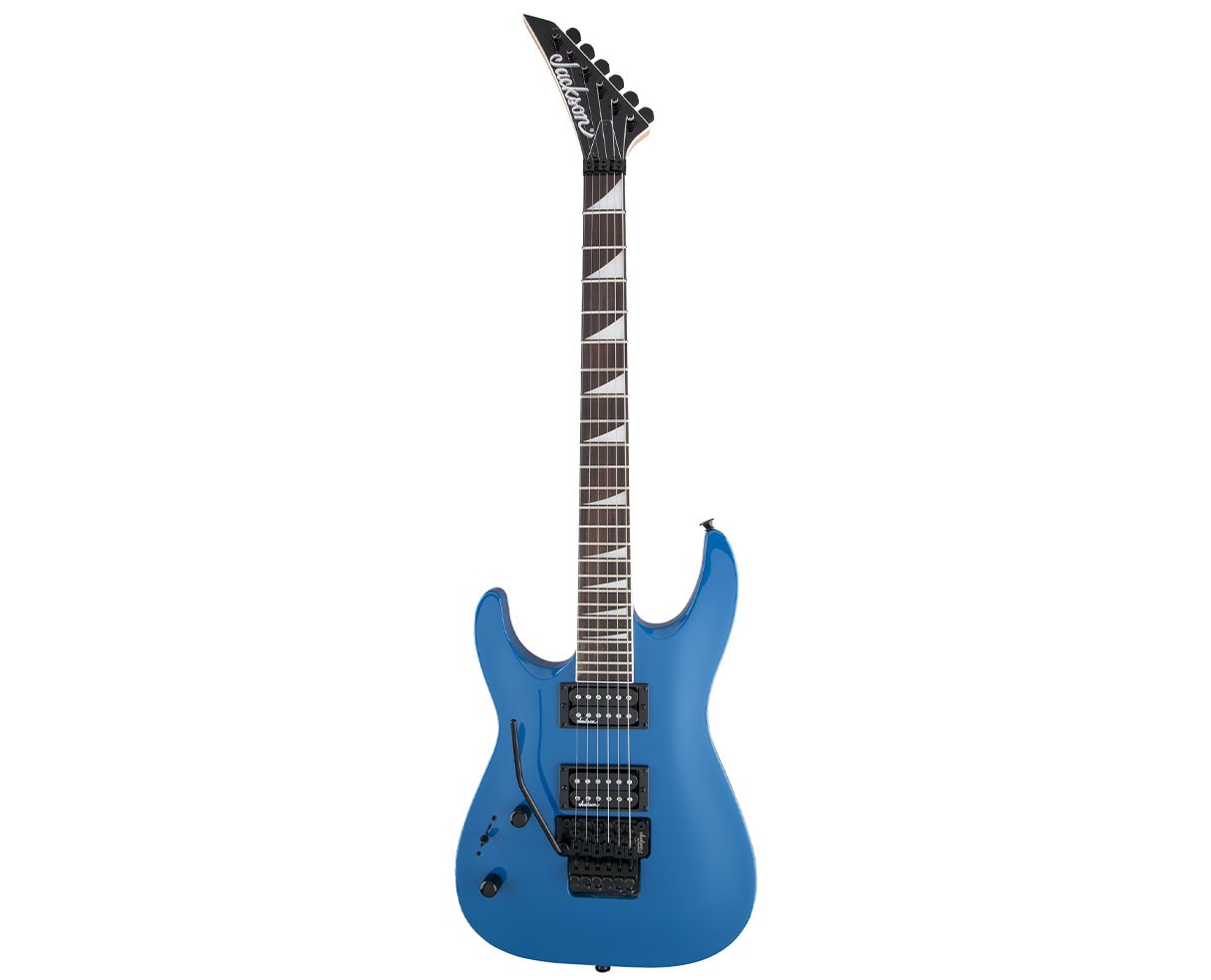 Jackson JS Series Dinky Arch Top JS32 DKA LH – Bright Blue w/ Amaranth FB
