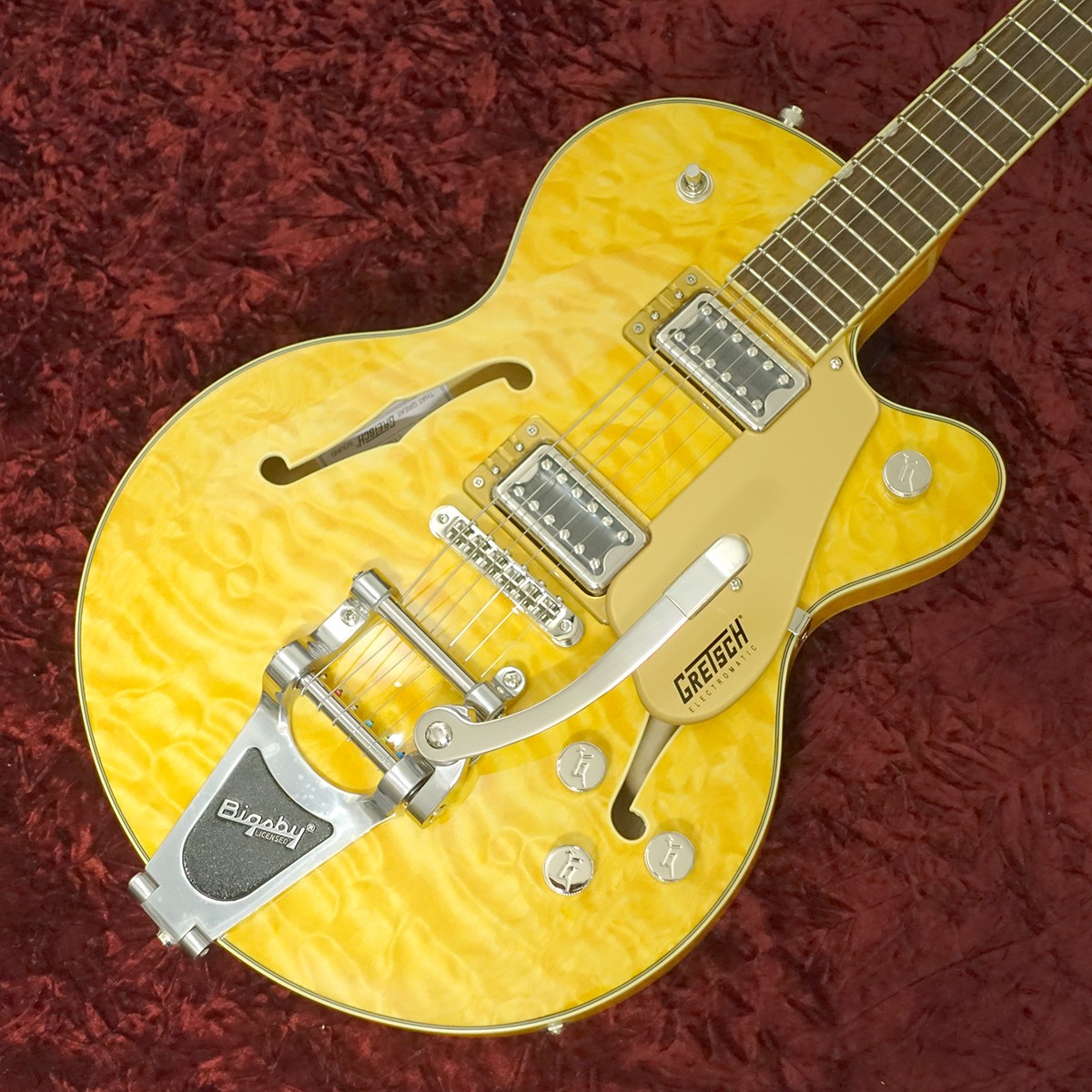 Gretsch G5655T-Qm Electromatic Center Block Jr. Single-Cut Quilted Maple With Sa