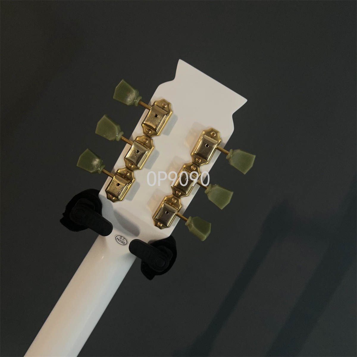 Hot White Color Electric Guitars Gold Hardware Solid Body White Pearls Pickguard