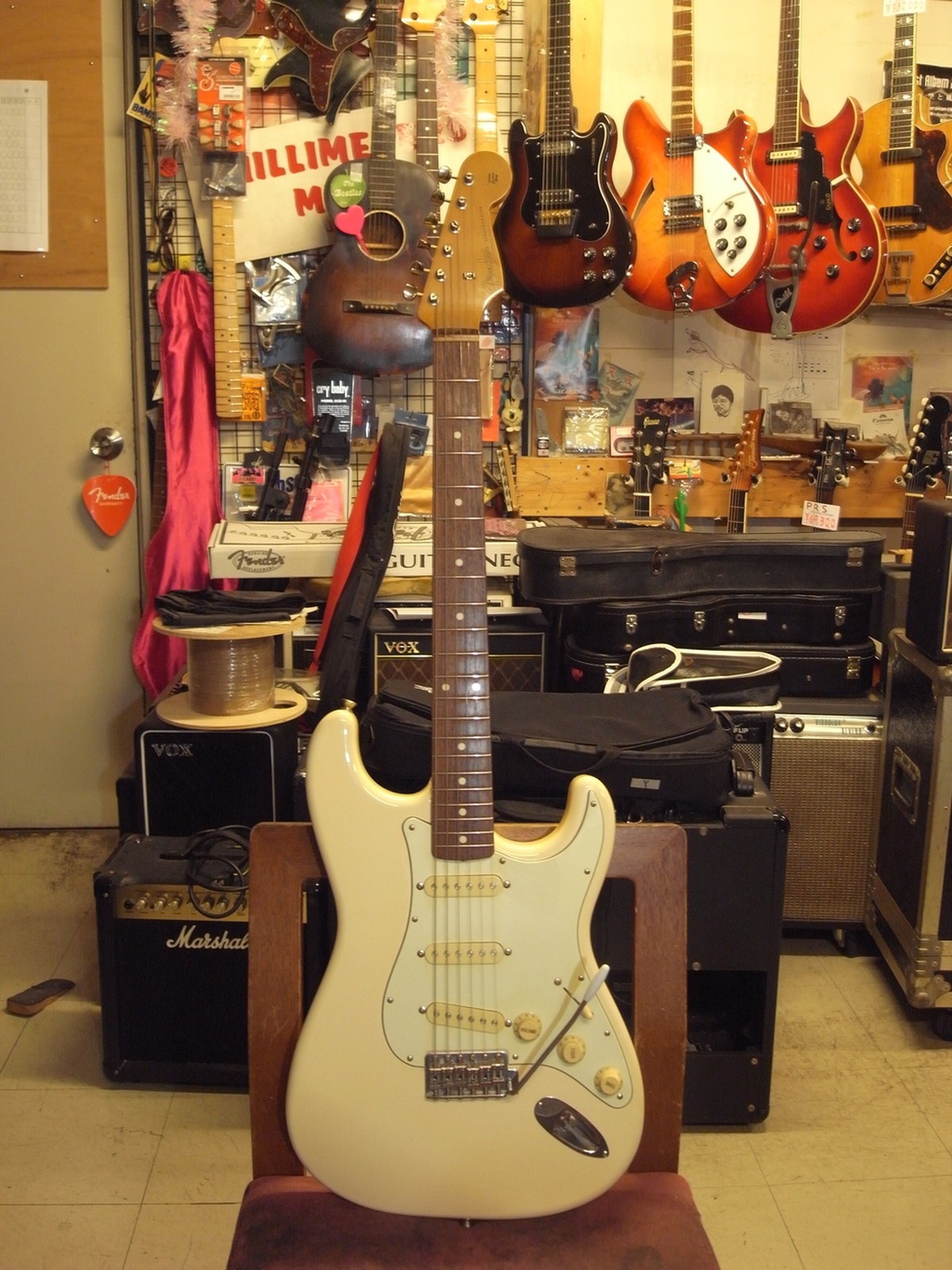 Fender Made in Japan Classic 60s STRATOCASTER 2017 Used Maple White w/Soft Case