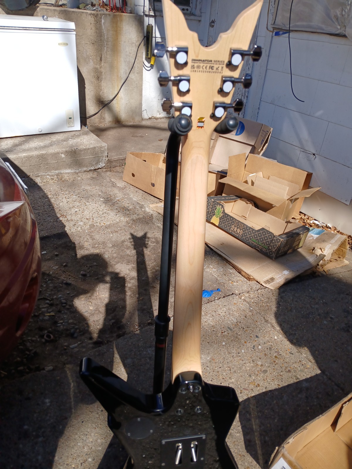 Dimecastor think Dean with xtras-luthier setup