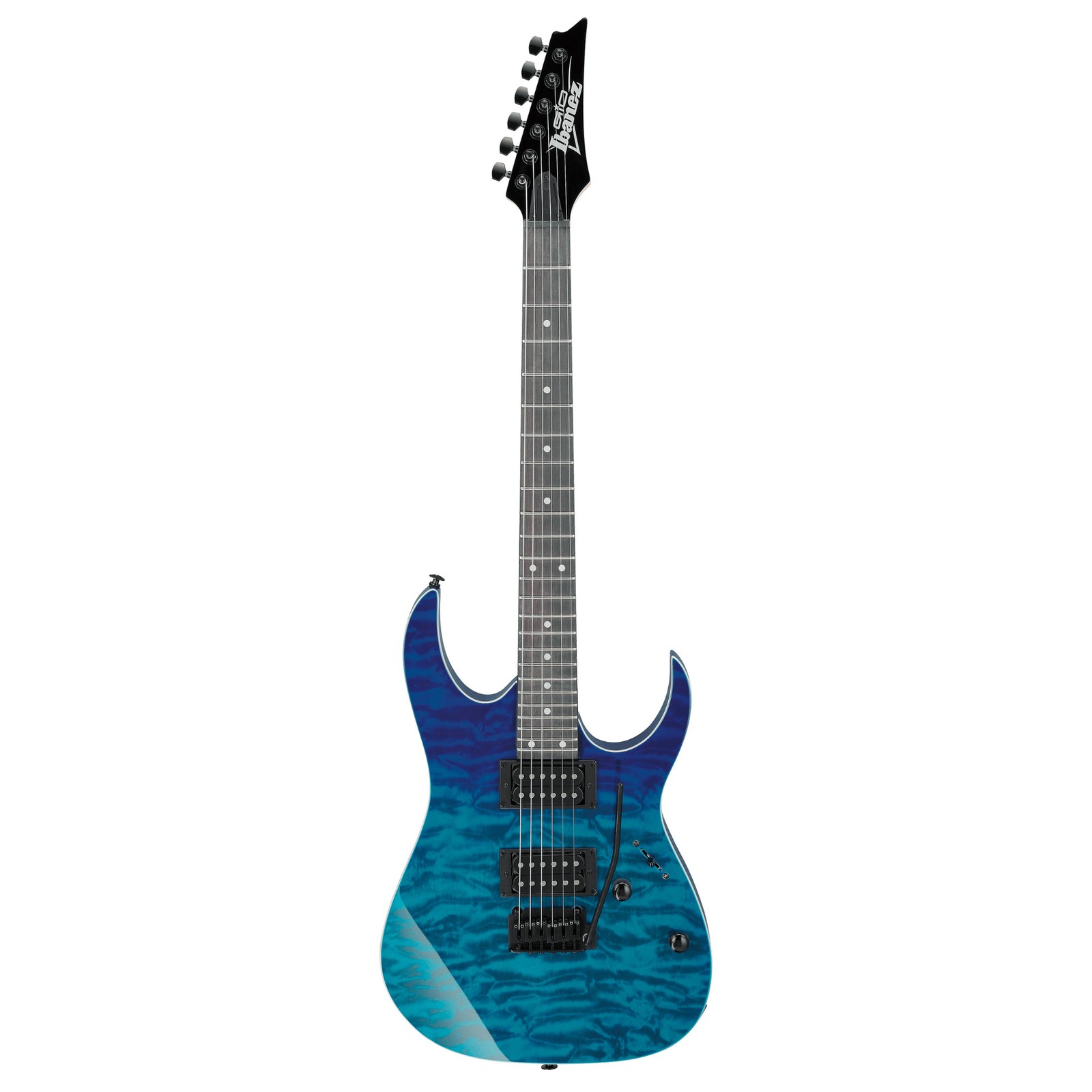 Ibanez GRG120QASP Gio Electric Guitar, Purpleheart Fingerboard, Blue Gradation
