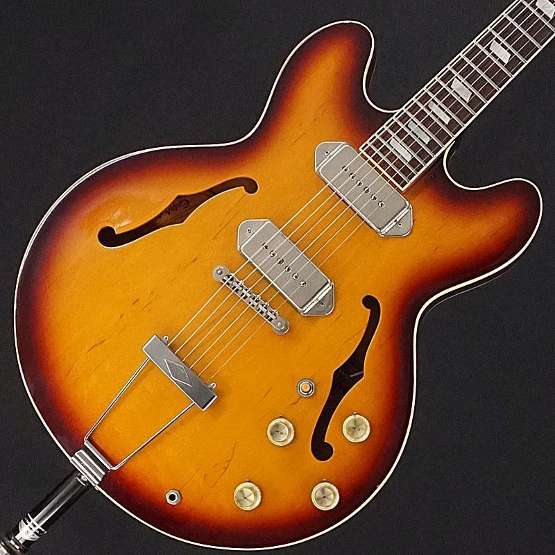 Epiphone 1965 Casino Vintage Sunburst 1999 Japan Hollow P-90 22F Used