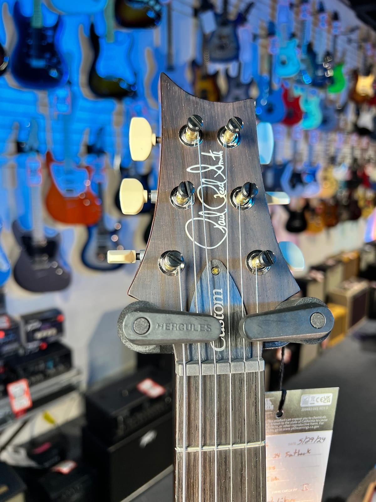 PRS Wood Library Custom 24 Fatback – Custom Color – Quilt 10 Top, Braz 293