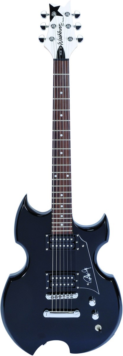 Washburn PS80 Paul Stanley Signature Series Electric Guitar Black (P18028789)