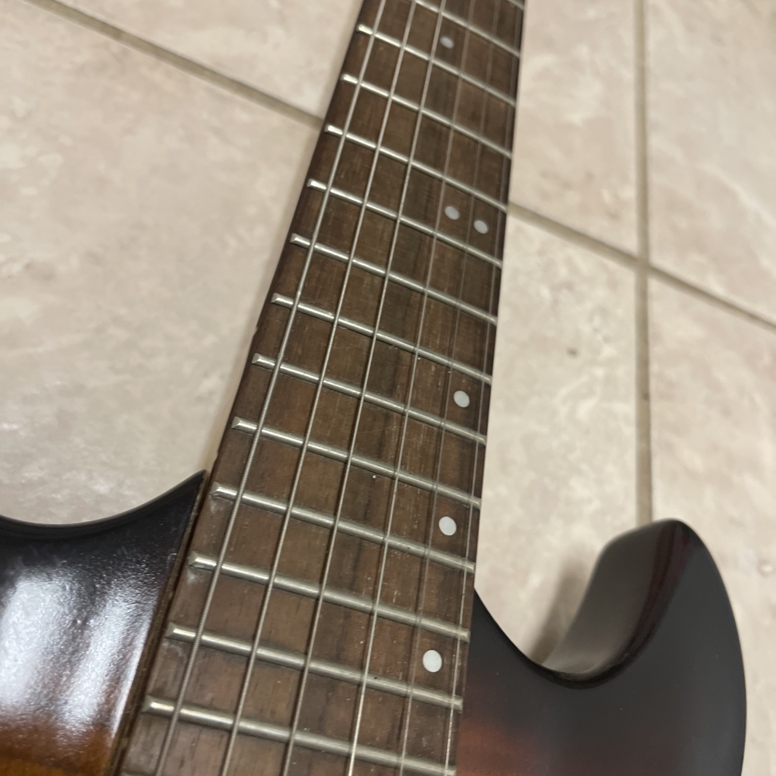 Vintage Vantage VS Electric Sunburst Guitar