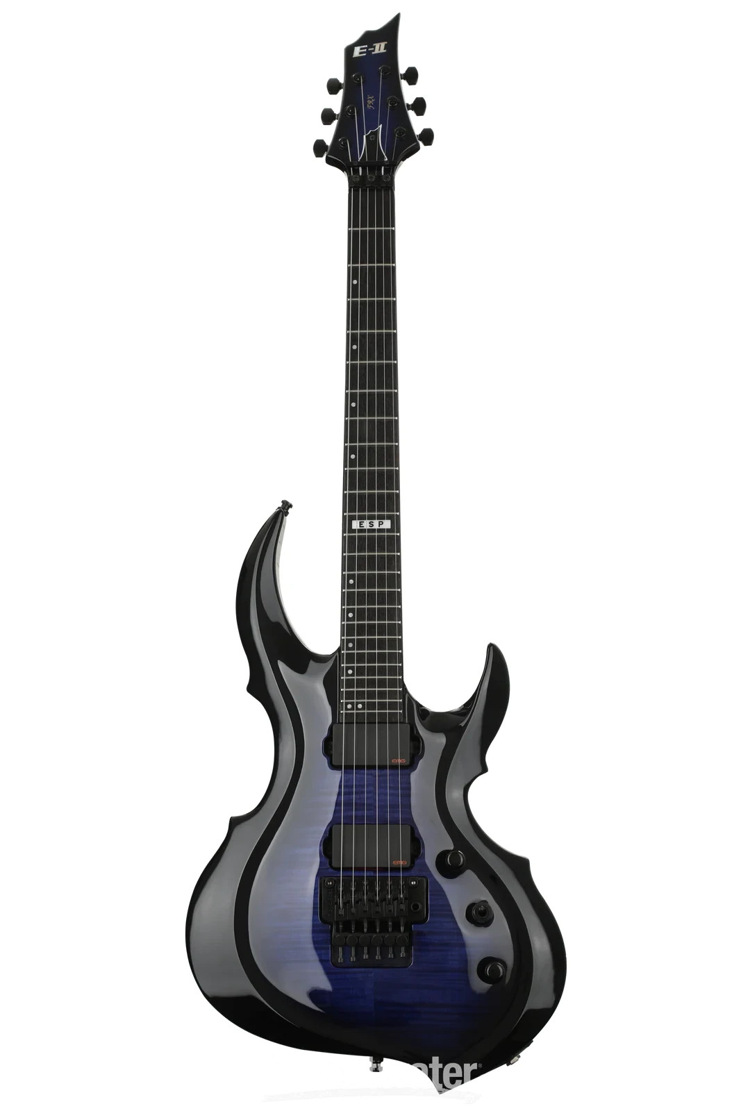 ESP E-II FRX FM Reindeer Blue RDB Electric Guitar + Hardshell Case MIJ