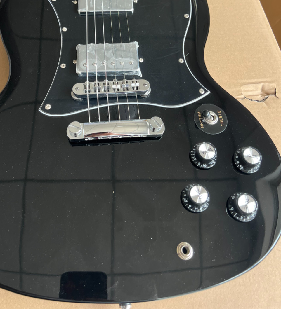 Free shipping Electric Guitar HH pickups chrome hardware rosewood fretboard US