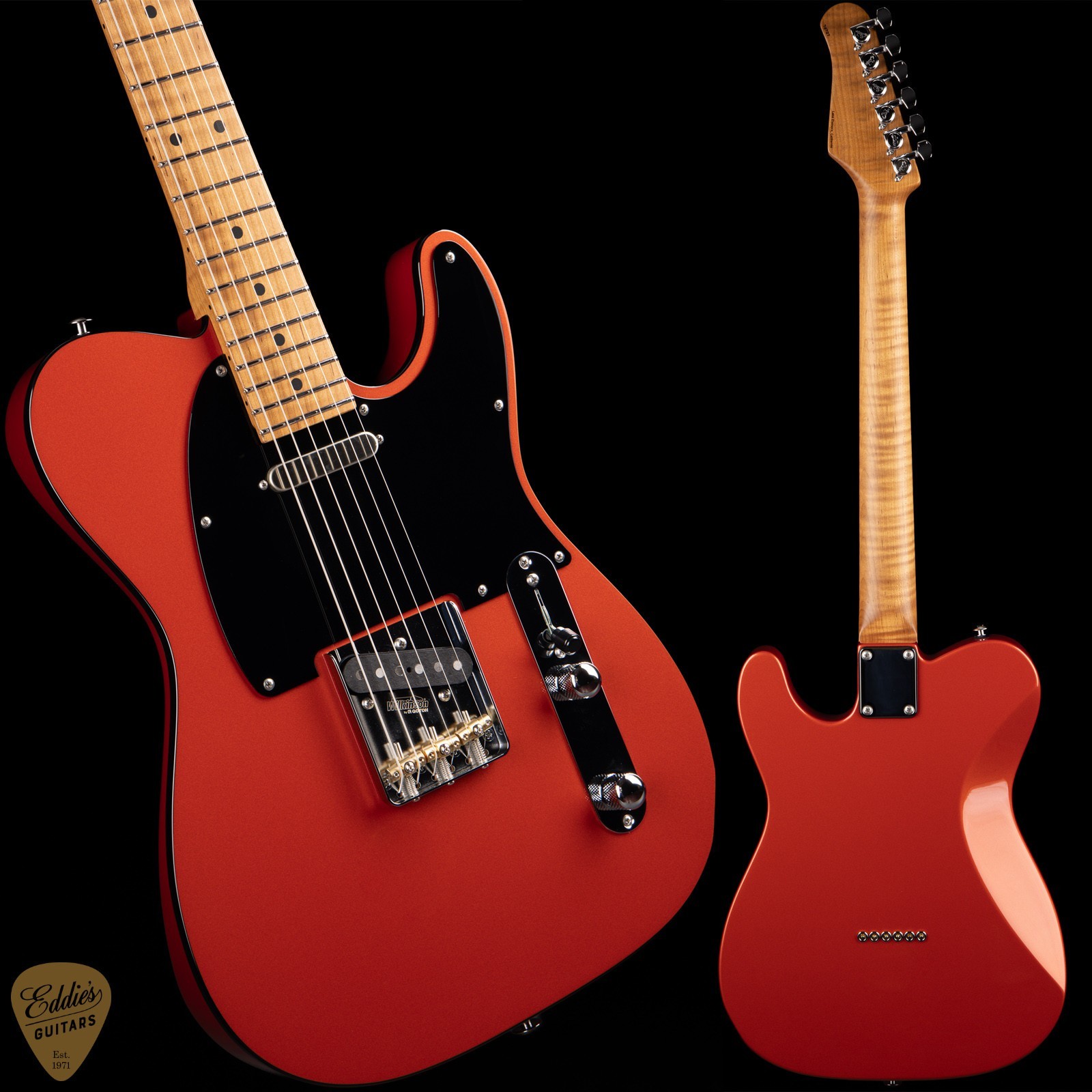 2024 – Suhr Eddie’s Guitars Exclusive Roasted Classic T – Orange Crush Metallic