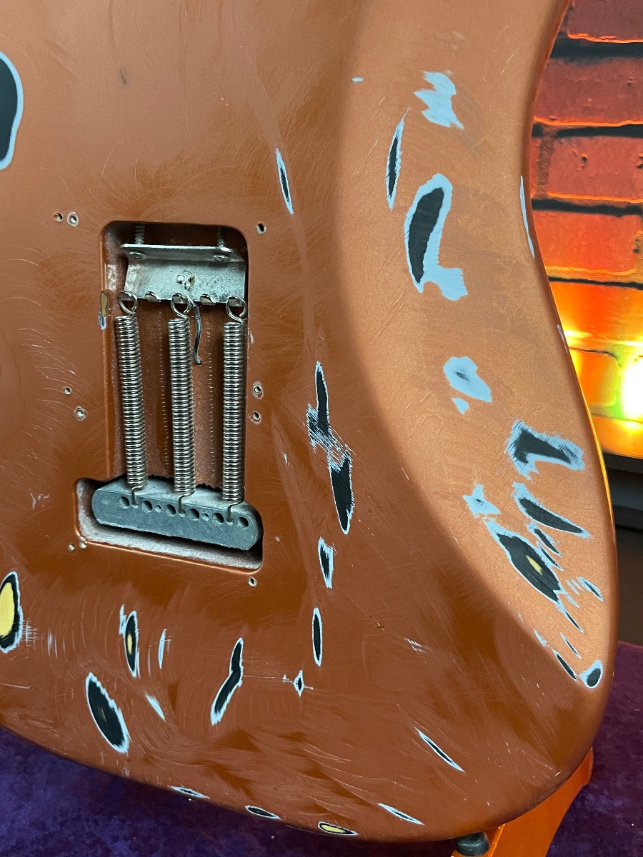 TGF Chop Shop Partscaster Custom Relic Electric Guitar w/ Gig Bag