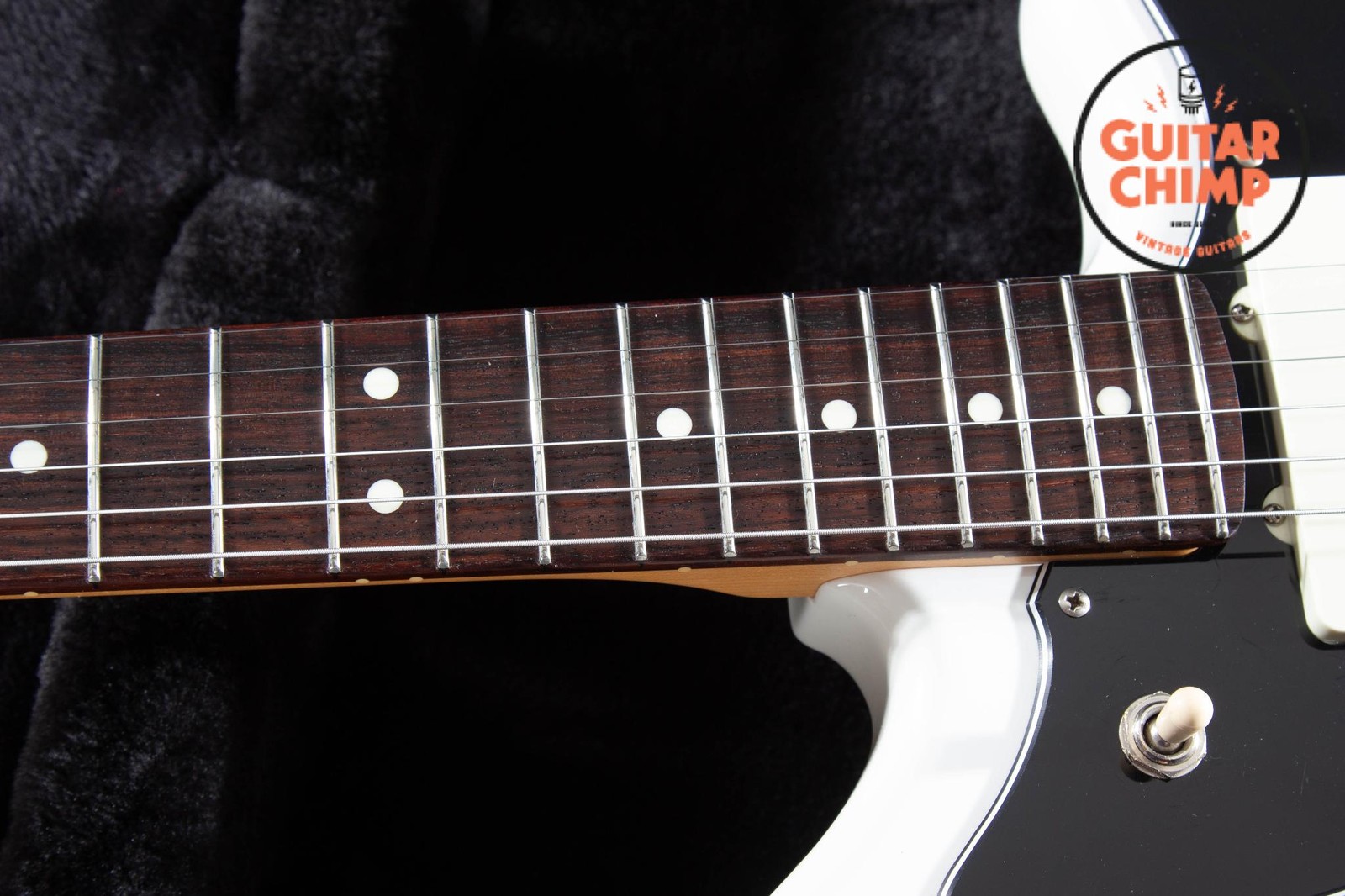 2023 Fender MIJ Japan Hybrid II Jazzmaster Arctic White Rosewood w/ HSC