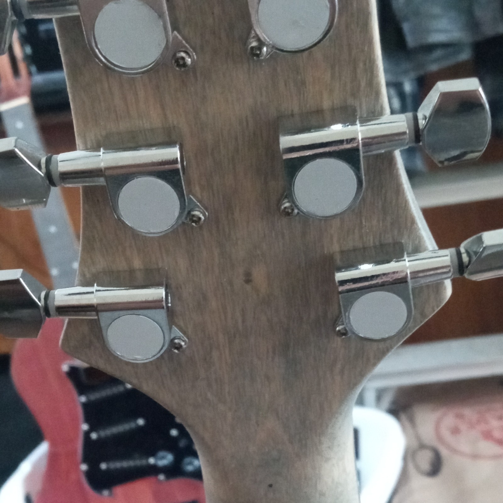 Electric Guitar Natural Solid Body Wood 6 String Right-Handed