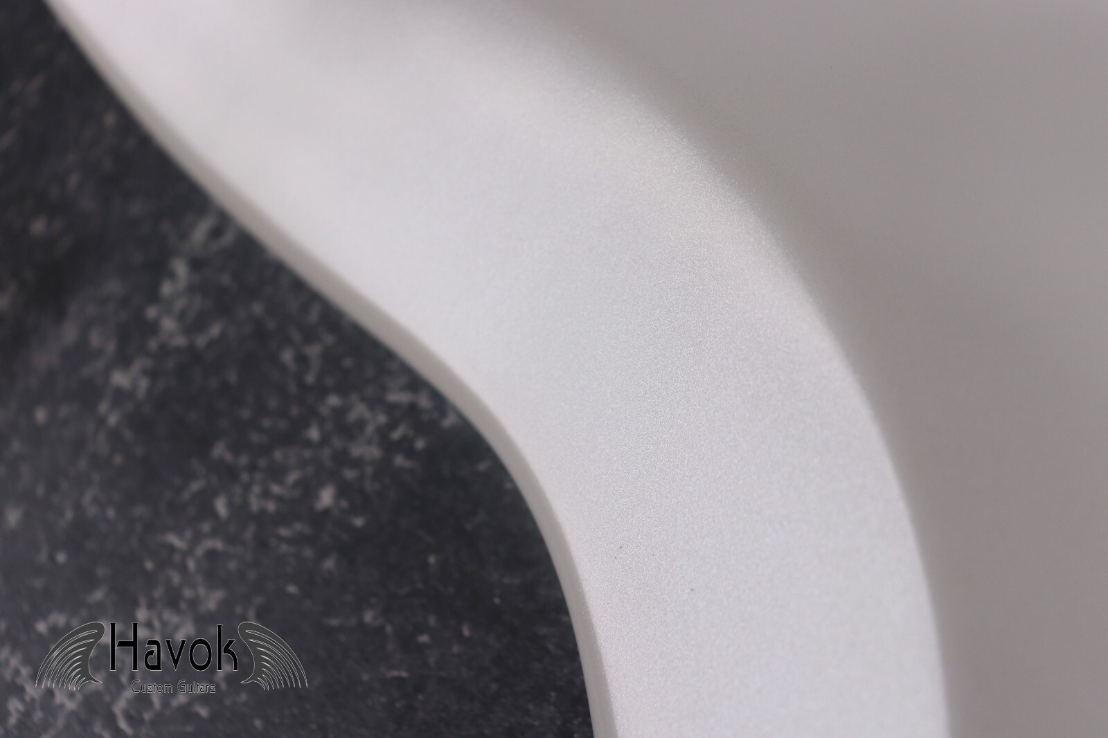 Hard Tail F-hole Metallic White Mahogany body, Custom S-Style Body, Vintage ST G