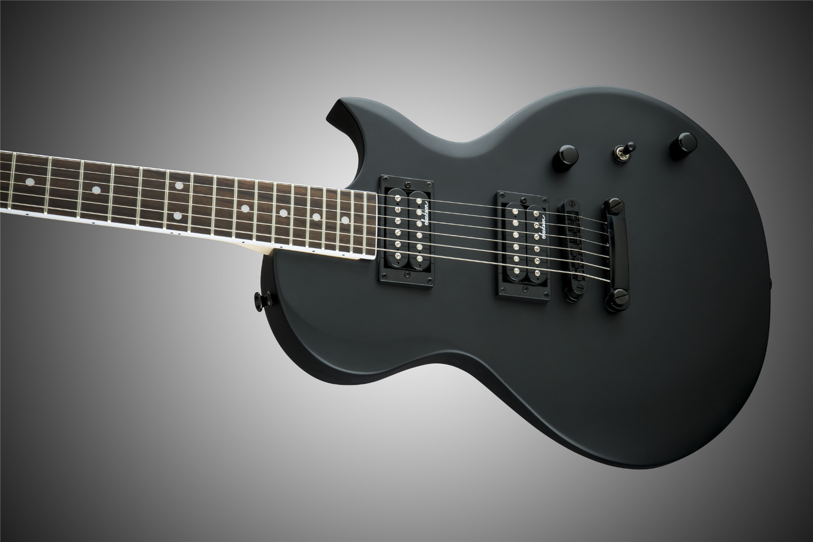 Jackson JS Series SC JS22 Monarkh Electric Guitar Satin Black Cutaway