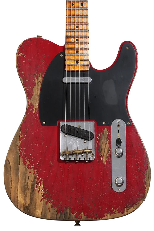 Fender Custom Shop 1952 Telecaster Electric Guitar – Aged Bing Cherry