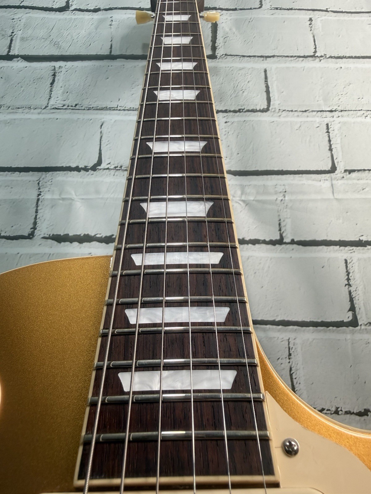 Gibson Les Paul Standard 50’s P90 Guitar Top – Goldtop Plek’d