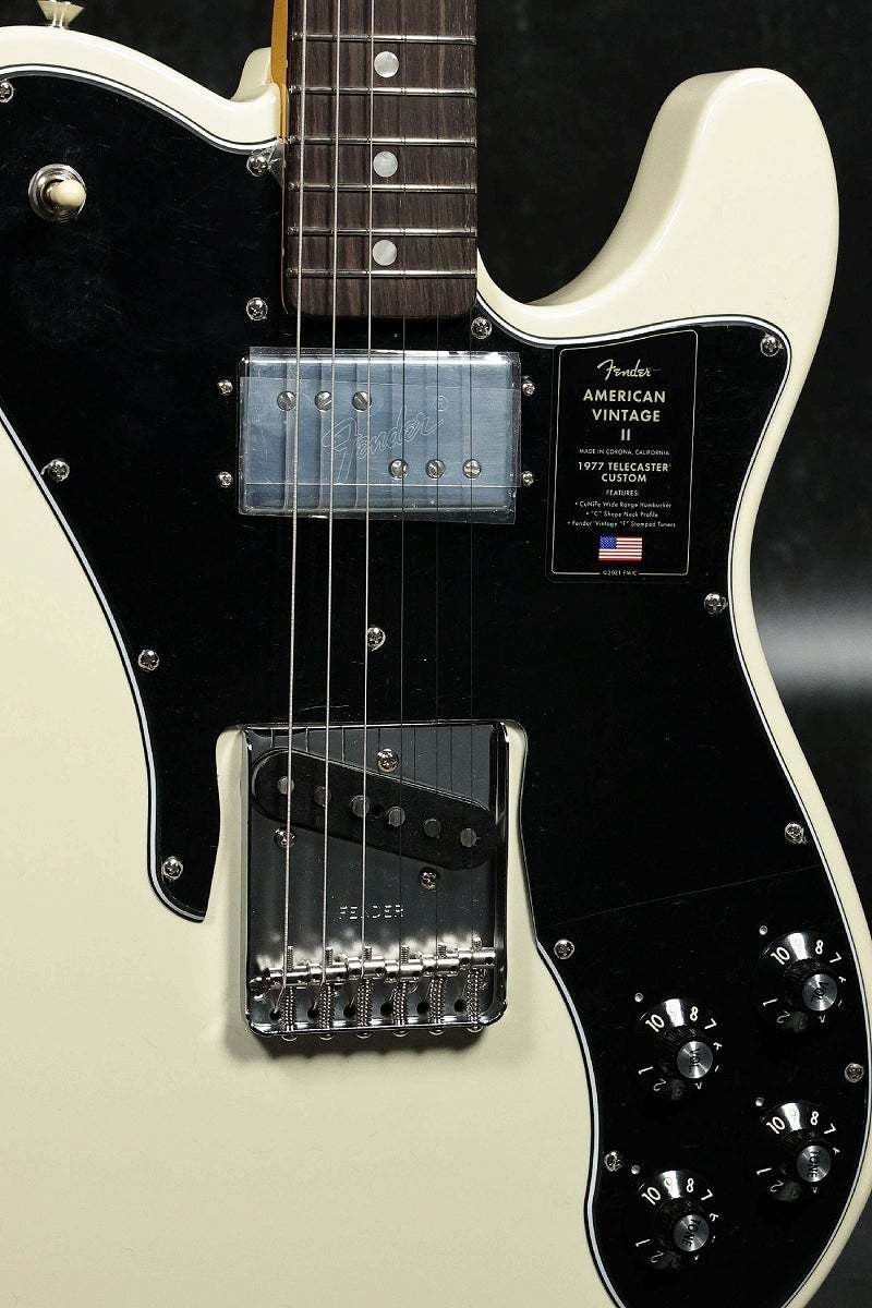 Fender American Vintage II 1977 Telecaster Custom Olympic White
