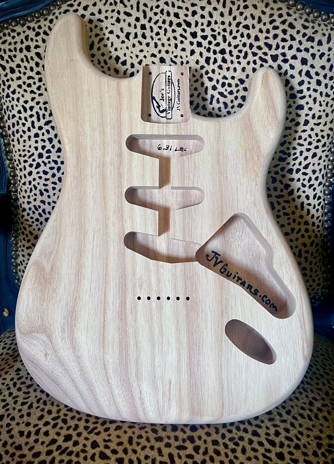 STRAT BODY 60s ASH Lacquer HARDTAIL Your Choice Color Order IT JVGuitars