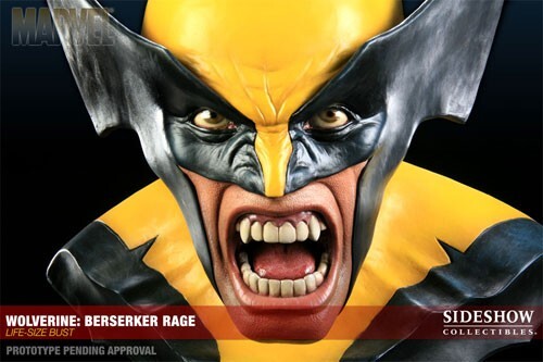 Sealed/NEW Wolverine Berserker Rage Life Size Bust Sideshow Marvel, 2011) Statue