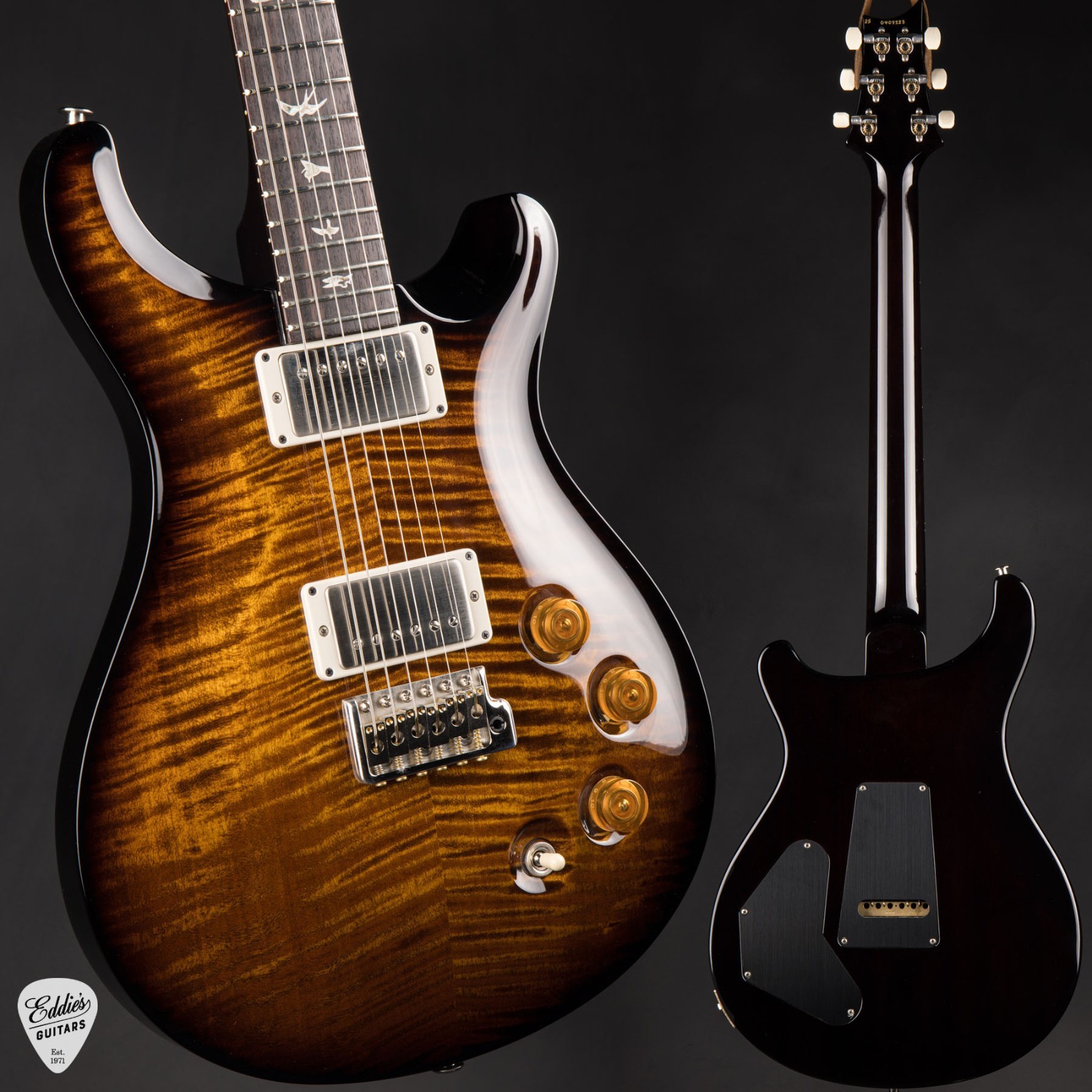 PRS DGT – Black Gold Wraparound Burst #409223