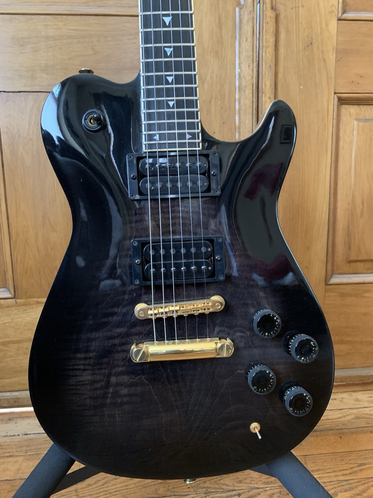1992 Peavey Odyssey Transparent Black-Excellent