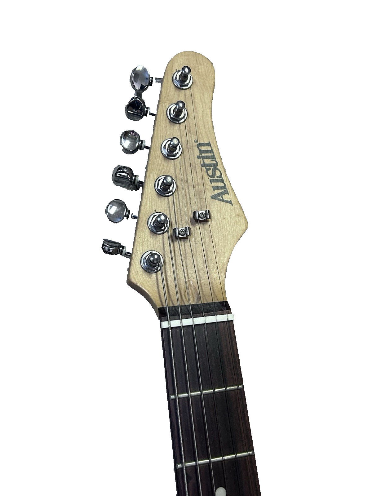 Austin AU733 Red Solid Body 6-String Right-Handed w/ Crate FlexWave 15