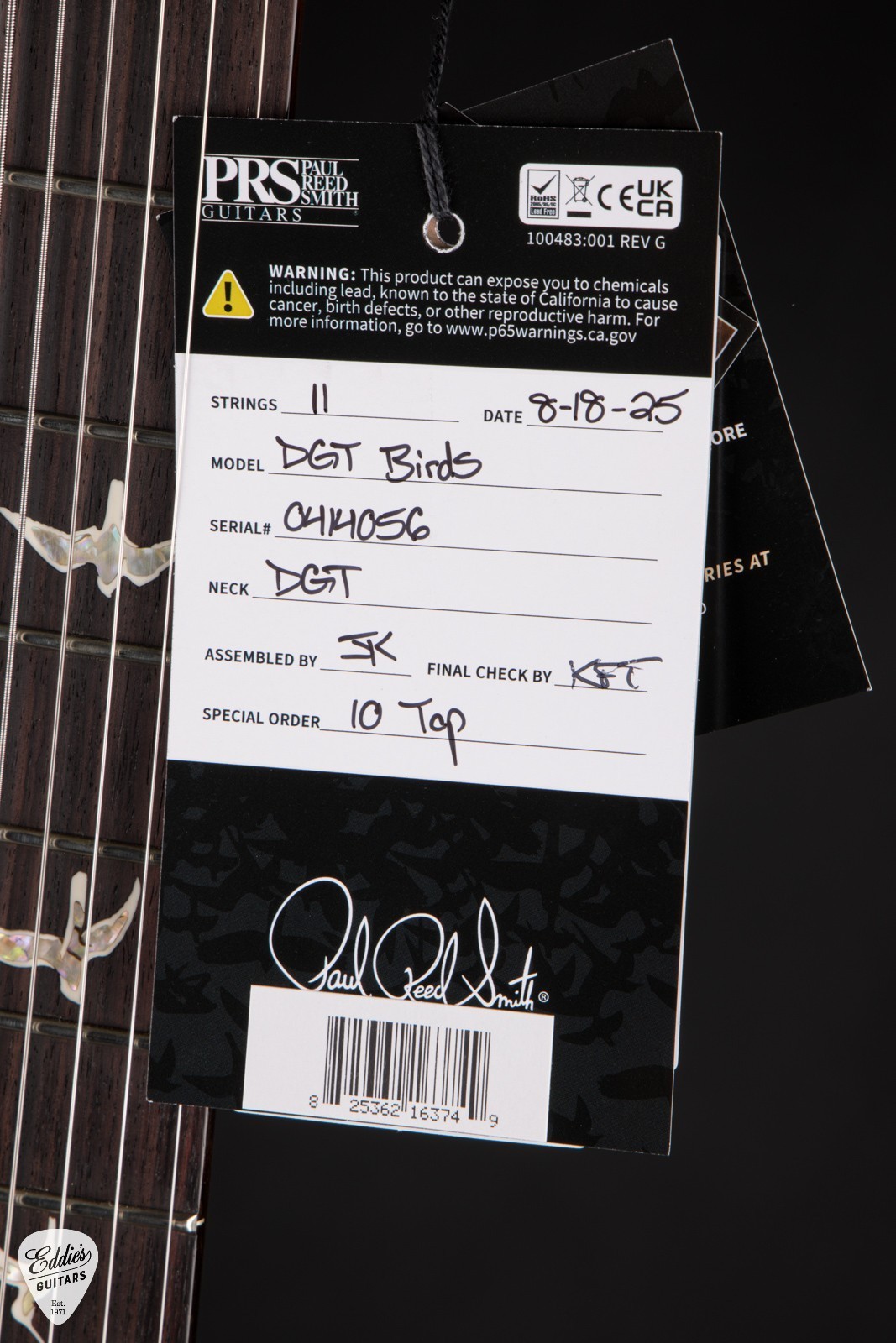 PRS DGT (David Grissom Trem) – Faded Blue Jean
