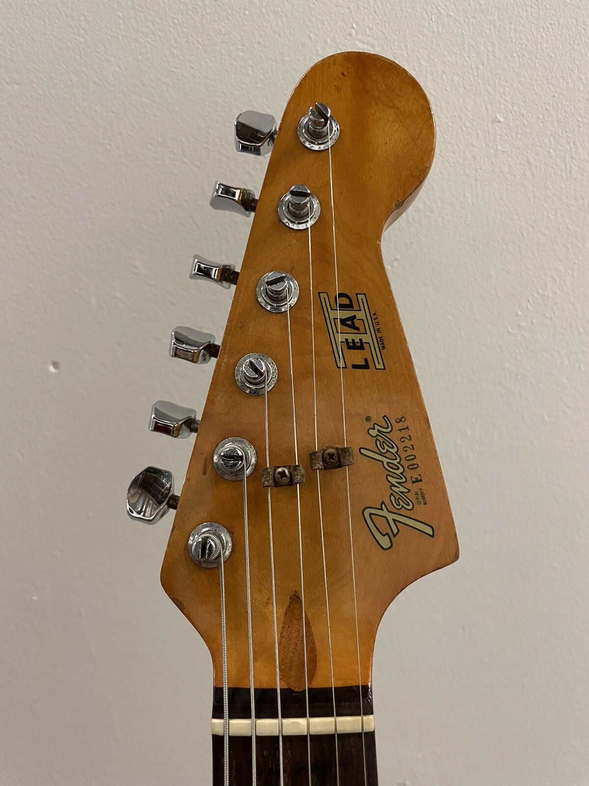 1980 Fender Lead II Electric Guitar Rare Vintage Original Case USA