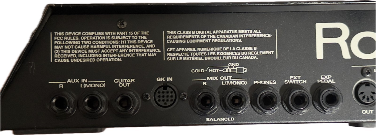 Roland VG-8EX Guitar Modeling System + Brian Moore iGuitar81.13 13-Pin RMC Synth